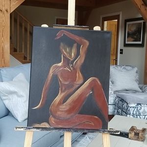 Original abstract acrylic painting